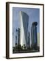 Futuristic Skyscrapers Downtown in Doha, Qatar, Middle East-Angelo Cavalli-Framed Photographic Print