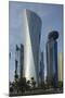 Futuristic Skyscrapers Downtown in Doha, Qatar, Middle East-Angelo Cavalli-Mounted Photographic Print