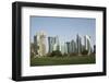 Futuristic Skyscrapers Downtown in Doha, Qatar, Middle East-Angelo Cavalli-Framed Photographic Print