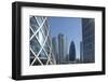 Futuristic Skyscrapers Downtown in Doha, Qatar, Middle East-Angelo Cavalli-Framed Photographic Print