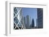 Futuristic Skyscrapers Downtown in Doha, Qatar, Middle East-Angelo Cavalli-Framed Photographic Print