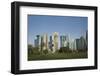 Futuristic Skyscrapers Downtown in Doha, Qatar, Middle East-Angelo Cavalli-Framed Photographic Print