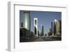 Futuristic Skyscrapers Downtown in Doha, Qatar, Middle East-Angelo Cavalli-Framed Photographic Print