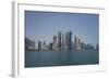 Futuristic Skyscrapers in Doha, Qatar, Middle East-Angelo Cavalli-Framed Photographic Print