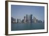 Futuristic Skyscrapers in Doha, Qatar, Middle East-Angelo Cavalli-Framed Photographic Print