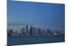 Futuristic Skyscrapers in Doha, Qatar, Middle East-Angelo Cavalli-Mounted Photographic Print