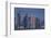 Futuristic Skyscrapers in Doha, Qatar, Middle East-Angelo Cavalli-Framed Photographic Print