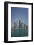 Futuristic Skyscrapers in Doha, Qatar, Middle East-Angelo Cavalli-Framed Photographic Print