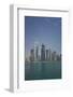 Futuristic Skyscrapers in Doha, Qatar, Middle East-Angelo Cavalli-Framed Photographic Print