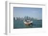 Futuristic Skyscrapers in Doha, Qatar, Middle East-Angelo Cavalli-Framed Photographic Print