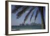 Futuristic Skyscrapers on the Distant Doha Skyline, Qatar, Middle East-Angelo Cavalli-Framed Photographic Print