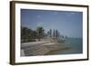 Futuristic Skyscrapers on the Distant Doha Skyline, Qatar, Middle East-Angelo Cavalli-Framed Photographic Print