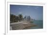 Futuristic Skyscrapers on the Distant Doha Skyline, Qatar, Middle East-Angelo Cavalli-Framed Photographic Print