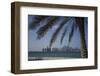 Futuristic Skyscrapers on the Distant Doha Skyline, Qatar, Middle East-Angelo Cavalli-Framed Photographic Print