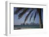 Futuristic Skyscrapers on the Distant Doha Skyline, Qatar, Middle East-Angelo Cavalli-Framed Photographic Print