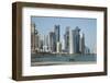 Futuristic Skyscrapers on the Doha Skyline, Qatar, Middle East-Angelo Cavalli-Framed Photographic Print