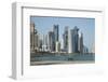 Futuristic Skyscrapers on the Doha Skyline, Qatar, Middle East-Angelo Cavalli-Framed Photographic Print