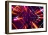 Futuristic Space Tunnel-Alexey Romanowsky-Framed Premium Giclee Print