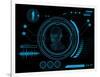 Futuristic User Interface HUD-clusterx-Framed Art Print