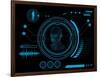 Futuristic User Interface HUD-clusterx-Framed Art Print