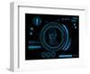 Futuristic User Interface HUD-clusterx-Framed Art Print