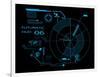 Futuristic User Interface HUD-clusterx-Framed Art Print