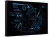 Futuristic User Interface HUD-clusterx-Framed Stretched Canvas