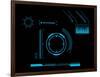 Futuristic User Interface HUD-clusterx-Framed Art Print