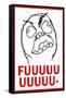 FUUUU- Rage Comic Meme Poster-null-Framed Stretched Canvas