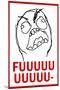 FUUUU- Rage Comic Meme Poster-null-Mounted Poster