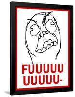 FUUUU- Rage Comic Meme-null-Framed Poster