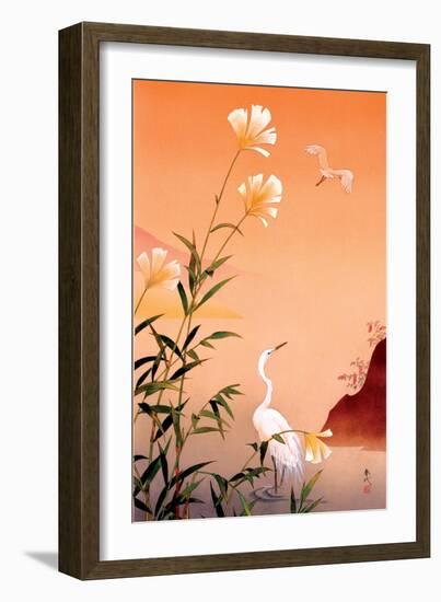 Fuyo and Tuyukusa-Haruyo Morita-Framed Art Print