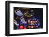 Fuzi Temple Precinct at Night.-Jon Hicks-Framed Photographic Print