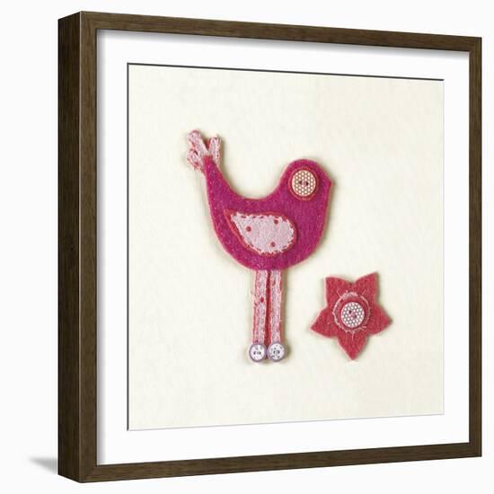 Fuzzy Bird I-Madeleine Millington-Framed Giclee Print