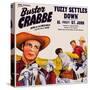 Fuzzy Settles Down, Buster Crabbe, Al St. John, 1944-null-Stretched Canvas
