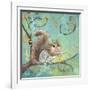 Fuzzy Squirrel-Delsie Walters-Framed Art Print