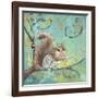 Fuzzy Squirrel-Delsie Walters-Framed Art Print