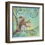 Fuzzy Squirrel-Delsie Walters-Framed Art Print