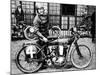 Fw Dixon with a Harley-Davidson, 1923-null-Mounted Photographic Print
