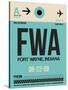 FWA Fort Wayne Luggage Tag I-NaxArt-Stretched Canvas