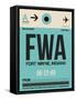FWA Fort Wayne Luggage Tag I-NaxArt-Framed Stretched Canvas