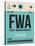 FWA Fort Wayne Luggage Tag I-NaxArt-Stretched Canvas