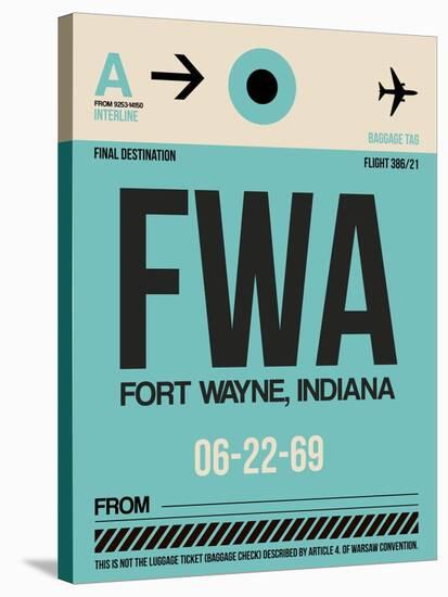 FWA Fort Wayne Luggage Tag I-NaxArt-Stretched Canvas