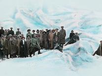 Tourists On Glacier-Fylkesarkivet i Sogn og Fjordane-Art Print