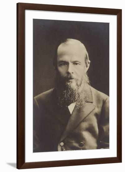 Fyodor Dostoyevsky, Russian Novelist and Short Story Writer-null-Framed Photographic Print