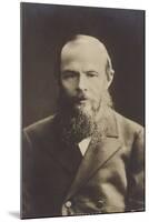 Fyodor Dostoyevsky, Russian Novelist and Short Story Writer-null-Mounted Photographic Print