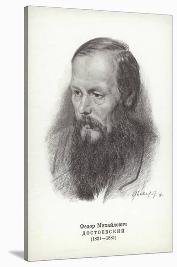 Fyodor Dostoyevsky, Russian Novelist-Vasili Grigorevich Perov-Stretched Canvas