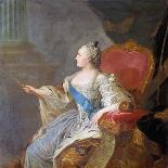 Portrait of Aleksandra Struiskaya, 1772-Fyodor Rokotov-Mounted Giclee Print