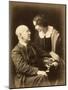 Fyodor Sologub, Russian Poet, with His Wife Anastasia, Early 20th Century-Mikhail Leshchinsky-Mounted Giclee Print