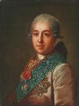 Portrait of Count Ivan Grigoryevich Orlov (1738-179), Between 1762 and 1765-Fyodor Stepanovich Rokotov-Giclee Print